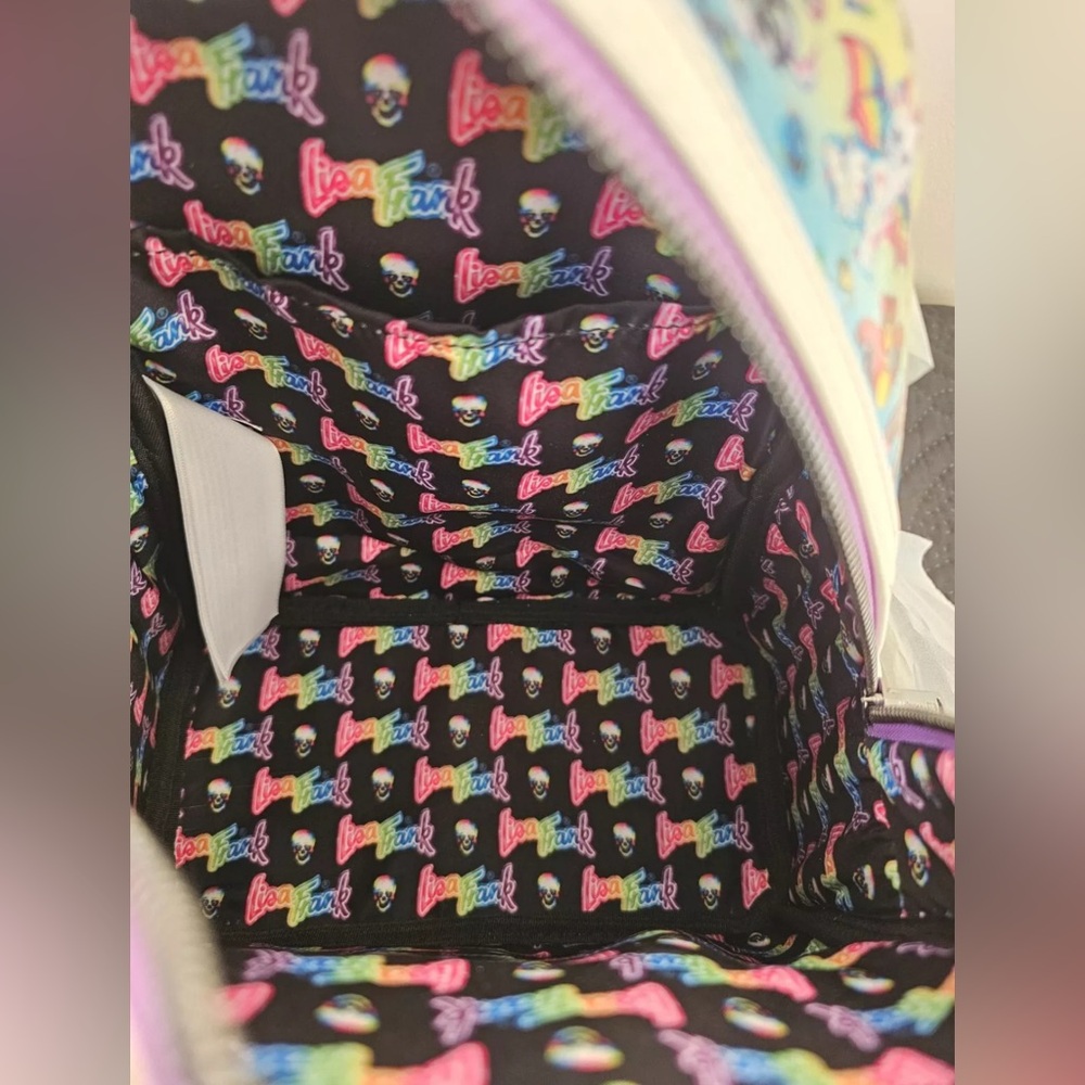 LAST SALE! Lisa Frank X Loungefly Halloween Holo Backpack! Glitter&Glows In Dark - Picture 5 of 16